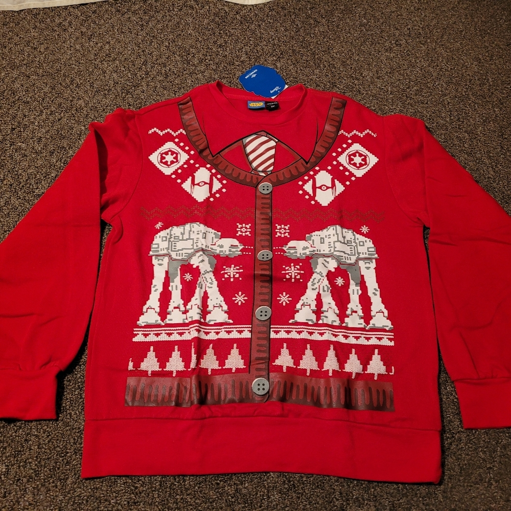 Disney Star Wars At-At Walker Christmas Crewneck Sweater